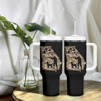 Georgia Duck Hunting Season Tumbler With Handle Labrador Retriever Hunter Gift - Wonder Print Shop