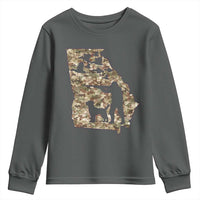 Georgia Duck Hunting Season Youth Sweatshirt Labrador Retriever Hunter Gift - Wonder Print Shop