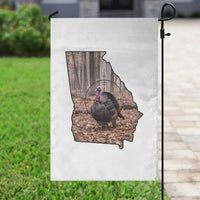 Georgia Turkey Hunting Garden Flag Camo American Flag Hunter Gift - Wonder Print Shop