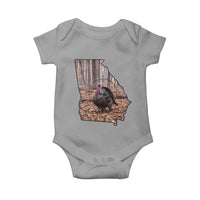 Georgia Turkey Hunting Baby Onesie Camo American Flag Hunter Gift - Wonder Print Shop