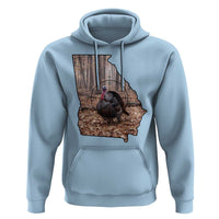 Georgia Turkey Hunting Hoodie Camo American Flag Hunter Gift - Wonder Print Shop