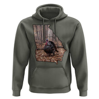 Georgia Turkey Hunting Hoodie Camo American Flag Hunter Gift - Wonder Print Shop