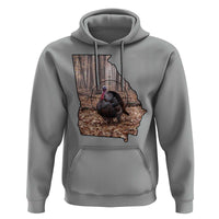 Georgia Turkey Hunting Hoodie Camo American Flag Hunter Gift - Wonder Print Shop