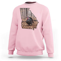 Georgia Turkey Hunting Sweatshirt Camo American Flag Hunter Gift - Wonder Print Shop