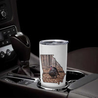 Georgia Turkey Hunting Tumbler Cup Camo American Flag Hunter Gift - Wonder Print Shop