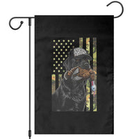Camo Hunting Dog Turkey American Pride Gift Garden Flag - Wonder Print Shop