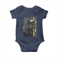 Camo Hunting Dog Turkey American Pride Gift Baby Onesie - Wonder Print Shop