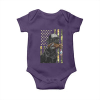 Camo Hunting Dog Turkey American Pride Gift Baby Onesie - Wonder Print Shop