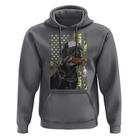 Camo Hunting Dog Turkey American Pride Gift Hoodie - Wonder Print Shop