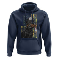 Camo Hunting Dog Turkey American Pride Gift Hoodie - Wonder Print Shop