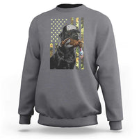 Camo Hunting Dog Turkey American Pride Gift Sweatshirt - Wonder Print Shop