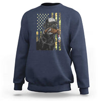 Camo Hunting Dog Turkey American Pride Gift Sweatshirt - Wonder Print Shop