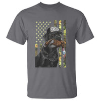 Camo Hunting Dog Turkey American Pride Gift T Shirt - Wonder Print Shop