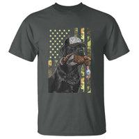 Camo Hunting Dog Turkey American Pride Gift T Shirt - Wonder Print Shop