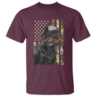 Camo Hunting Dog Turkey American Pride Gift T Shirt - Wonder Print Shop