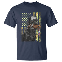 Camo Hunting Dog Turkey American Pride Gift T Shirt - Wonder Print Shop
