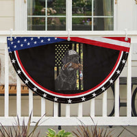 Camo Hunting Dog Turkey American Pride Gift Patriotic Fan Flag