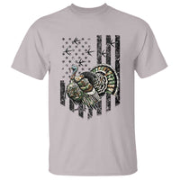Turkey Hunter T Shirt Patriotic American Flag Gift - Wonder Print Shop