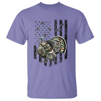 Turkey Hunter T Shirt Patriotic American Flag Gift - Wonder Print Shop
