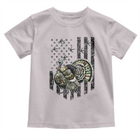 Turkey Hunter Toddler T Shirt Patriotic American Flag Gift - Wonder Print Shop