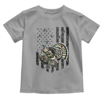 Turkey Hunter Toddler T Shirt Patriotic American Flag Gift - Wonder Print Shop