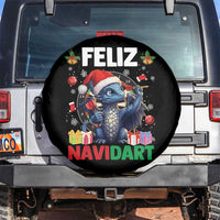 Funny Dragon Throwing Dart Christmas Gift Spare Tire Cover Feliz Navidart - Wonder Print Shop