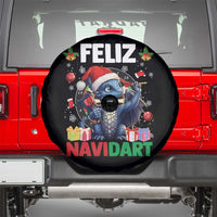 Funny Dragon Throwing Dart Christmas Gift Spare Tire Cover Feliz Navidart - Wonder Print Shop