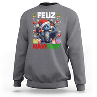 Funny Dragon Throwing Dart Christmas Gift Sweatshirt Feliz Navidart - Wonder Print Shop