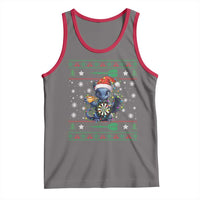 Ugly Christmas Dragon Dart Player Tank Top Gift For Dartist - Wonder Print Shop