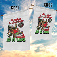 All I Want For Christmas Is A 180 Garden Flag Bigfoot Lover Dartist Gift - Wonder Print Shop