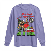 All I Want For Christmas Is A 180 Long Sleeve Shirt Bigfoot Lover Dartist Gift - Wonder Print Shop