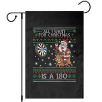 All I Want For Christmas Is A 180 Garden Flag Santa Dart Player Xmas Gift - Wonder Print Shop