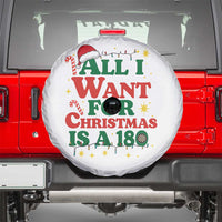 Funny Dart Player Spare Tire Cover All I Want For Christmas Is A 180 - Wonder Print Shop