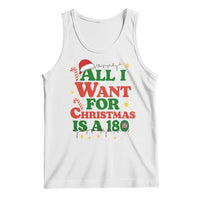 Funny Dart Player Tank Top All I Want For Christmas Is A 180 - Wonder Print Shop
