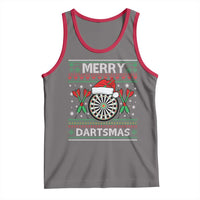 Christmas Dart Player Gift Tank Top Merry Dartsmas - Wonder Print Shop