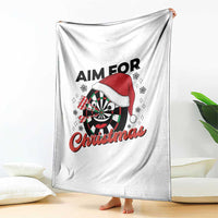 Funny Dart Player Aim For Christmas Throw Blanket Gift For Dartist - Wonder Print Shop