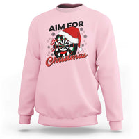 Funny Dart Player Aim For Christmas Sweatshirt Gift For Dartist - Wonder Print Shop