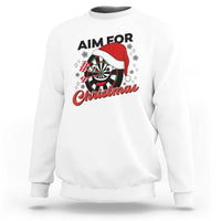 Funny Dart Player Aim For Christmas Sweatshirt Gift For Dartist - Wonder Print Shop