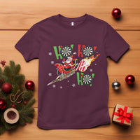 Christmas Dart Game T Shirt Funny Ho Ho Ho Dart Player Holiday Gift - Wonder Print Shop