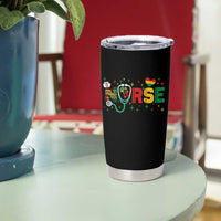 Proud Black Nurse Tumbler Cup Black History Month Gift - Wonder Print Shop
