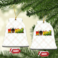 Proud Black Nurse Ceramic Ornament Black History Month Healthcare Gift - Wonder Print Shop