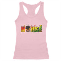 Proud Black Nurse Racerback Tank Top Black History Month Healthcare Gift - Wonder Print Shop