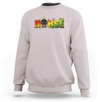 Proud Black Nurse Sweatshirt Black History Month Healthcare Gift - Wonder Print Shop