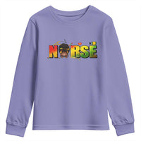Proud Black Nurse Youth Sweatshirt Black History Month Healthcare Gift - Wonder Print Shop
