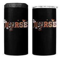 Strong Black Nurse 4 in 1 Can Cooler Tumbler African American Healthcare Hero Gift - Wonder Print Shop