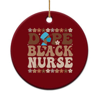 Dope Black Nurse Ceramic Ornament African American Black Nurse Gift - Wonder Print Shop