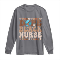 Dope Black Nurse Long Sleeve Shirt African American Black Nurse Gift - Wonder Print Shop