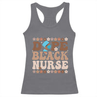 Dope Black Nurse Racerback Tank Top African American Black Nurse Gift - Wonder Print Shop