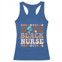 Dope Black Nurse Racerback Tank Top African American Black Nurse Gift - Wonder Print Shop