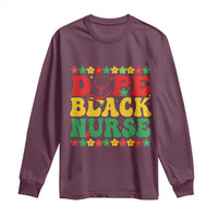 Melanin Queen Nursing Black History Month Gift Long Sleeve Shirt Dope Black Nurse